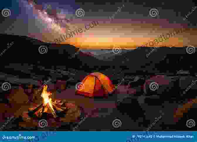 A Close Up Of A Campfire, Casting A Warm Glow On The Faces Of Hikers Sharing Stories And Laughter. Mountain Travel (My Words Readers)