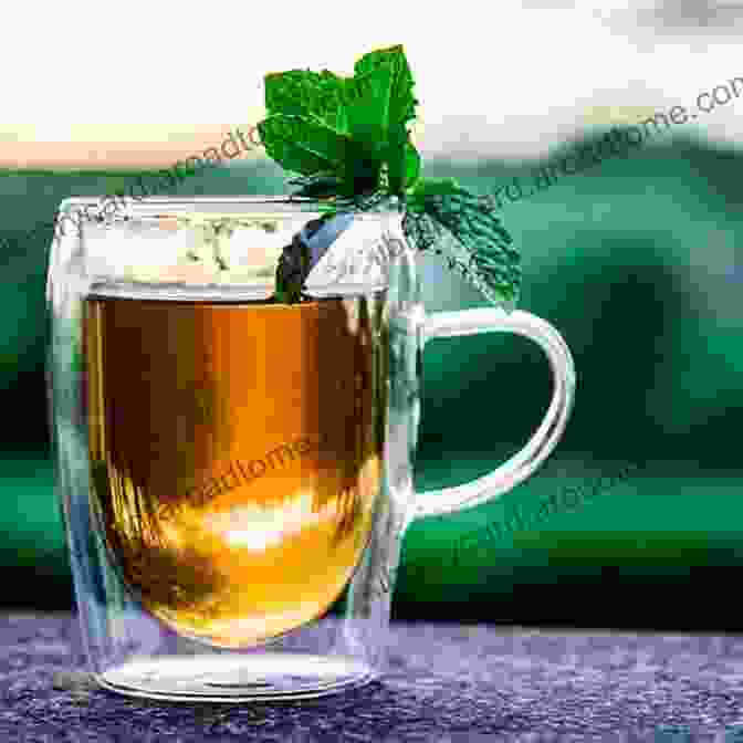 A Cup Of Steaming Herbal Tea With Fresh Herbs Floating On Top Cade Shade Old Fashion Recipes Home Remedies More