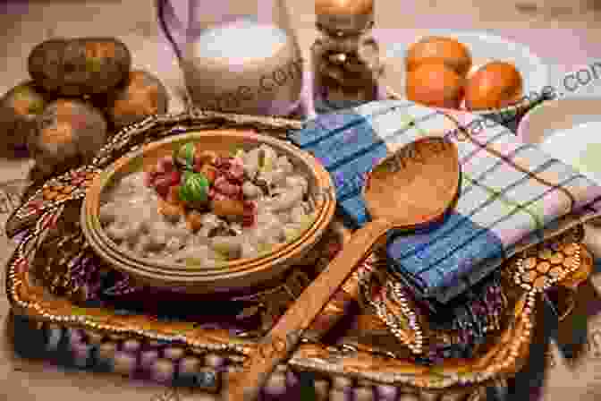 A Depiction Of A Traditional Slavic Feast, Featuring Dishes Such As Kasha, Pirozhki, And Mead. Cabbage And Caviar: A History Of Food In Russia (Foods And Nations)