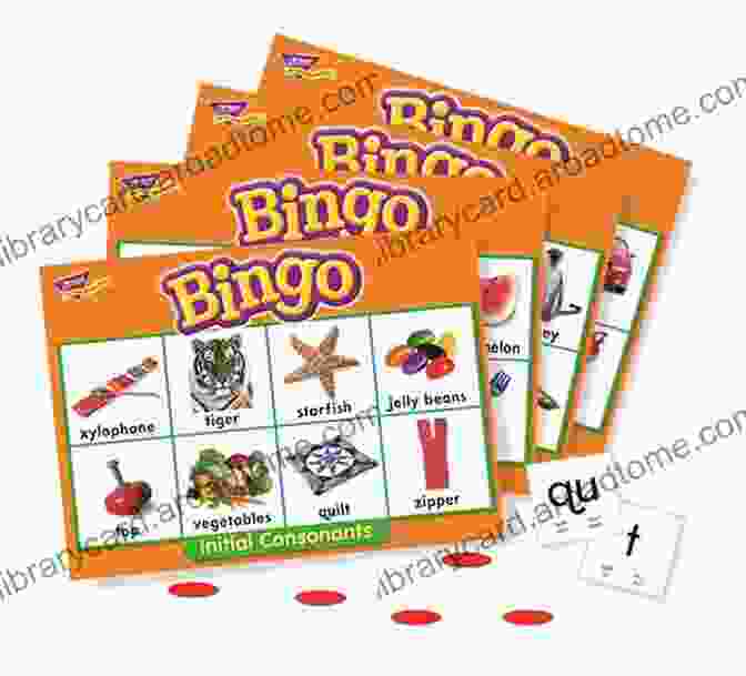 A Group Of Children Playing A Consonant Bingo Game. Learn To Read By ABC See Hear Do Level 2 (Lowercase Letters): Phonics For Beginning Readers Preschool Kindergarten Toddlers