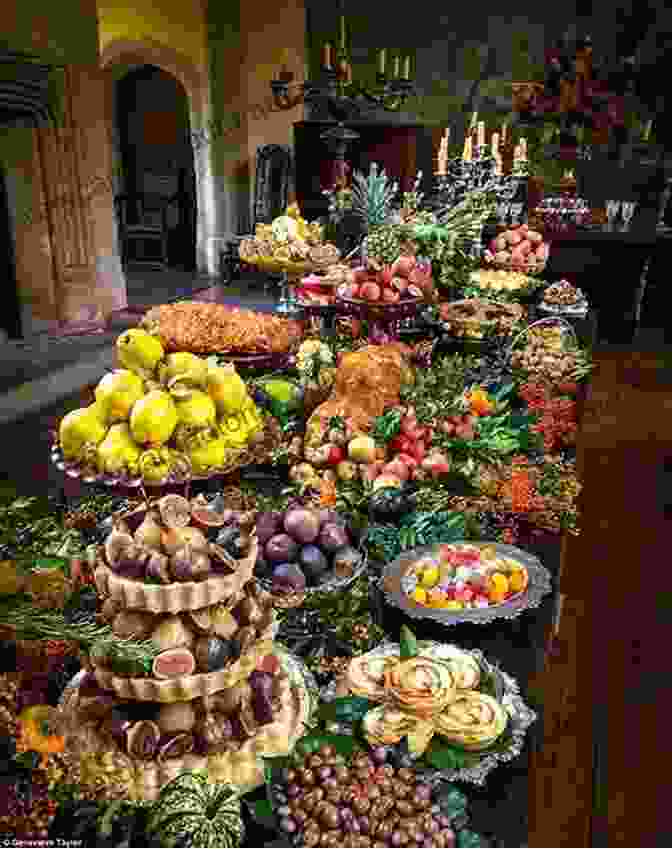 A Lavish Tudor Feast With An Abundance Of Food And Drink Food Feast In Tudor England (Food Feasts)