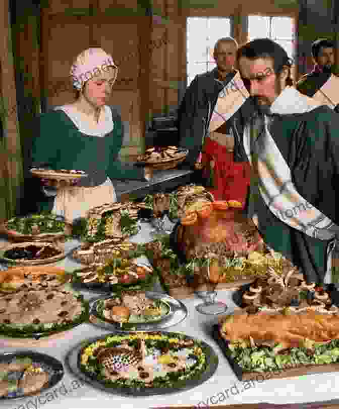 A Modern Day Interpretation Of A Tudor Feast, Showcasing The Enduring Influence Of The Era's Cuisine Food Feast In Tudor England (Food Feasts)