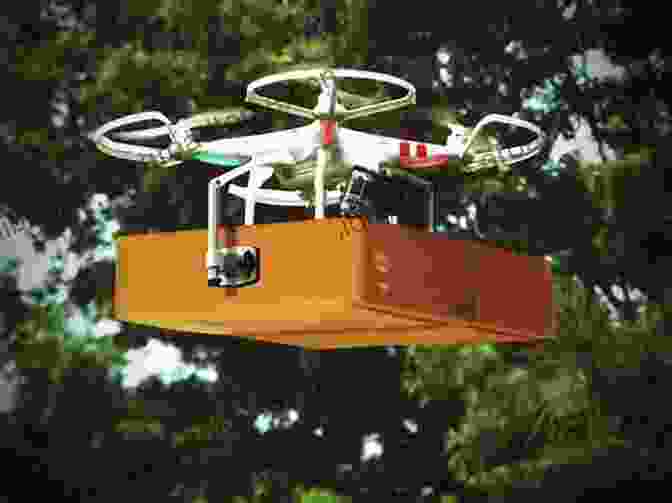 A Modern Delivery Man Using A Drone For Package Delivery, Symbolizing The Innovative And Efficient Nature Of The New Delivery Method A New Way To Delivery: Pregnancy And Childbirth Modern Methods Spiritual And Scientific