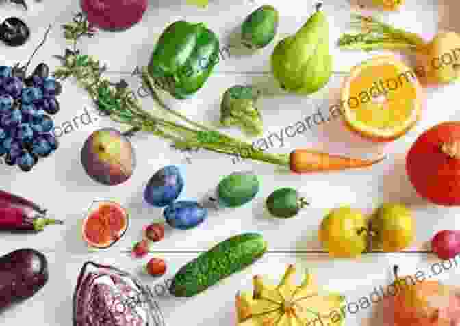 A Vibrant Array Of Colorful Fruits, Vegetables, And Herbs, Symbolizing The Anti Inflammatory Benefits Of The Autoimmune Disease Anti Inflammatory Diet Autoimmune Disease Anti Inflammatory Diet: 30 Healthy Anti Inflammatory Recipes To Eat Well Every Day And Improve Health Fast Without Feeling On A Diet