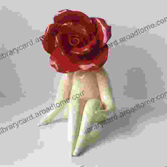 A Wax Sculpture Of A Rose Placed Next To A Real Rose, Highlighting The Exquisite Artistry And Botanical Accuracy Of Wax Sculpting. Is It Real? Or Is It Wax Picture Game Book: Music