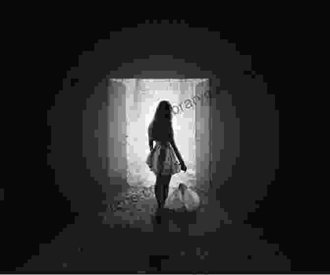 A Woman Standing In A Dark And Mysterious Maze, Her Expression A Mix Of Fear And Determination The Maze: Her Rude Awakening