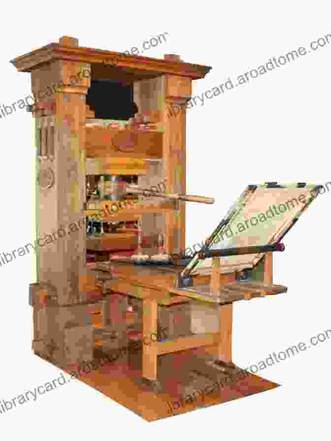 A Wooden Printing Press With Metal Type. Small Inventions That Made A Big Difference