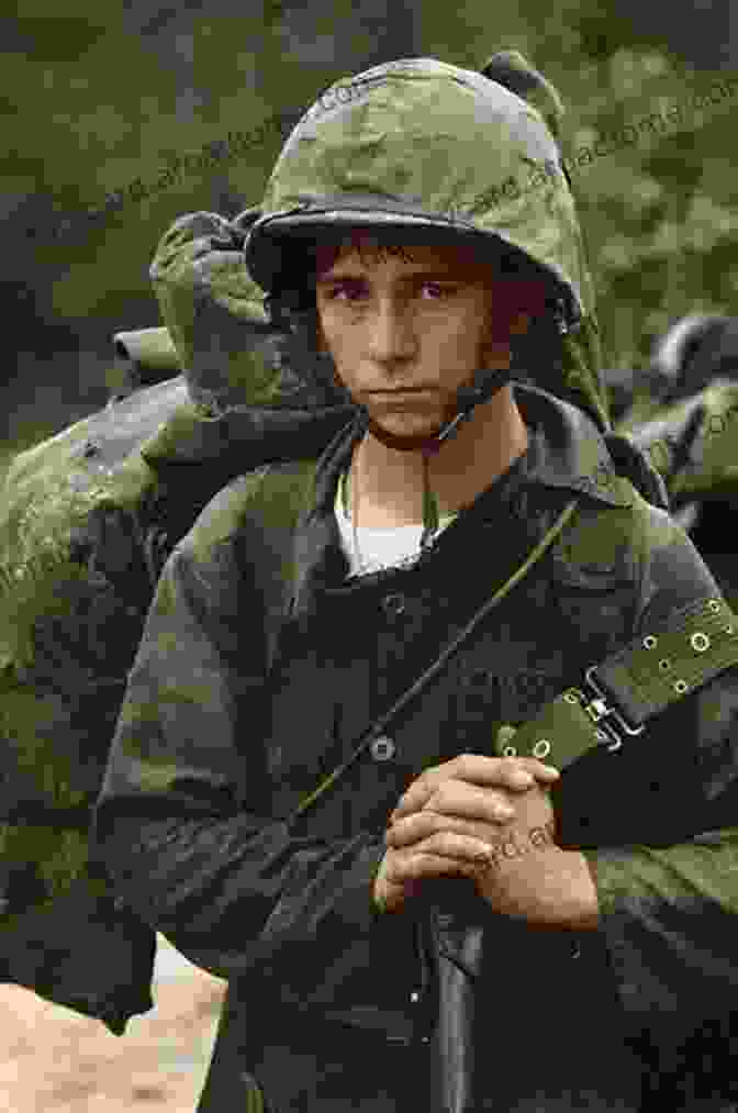 A Young Soldier In Vietnam, His Face Etched With The Horrors Of War Dreams Vietnam (Four On War Postwar)