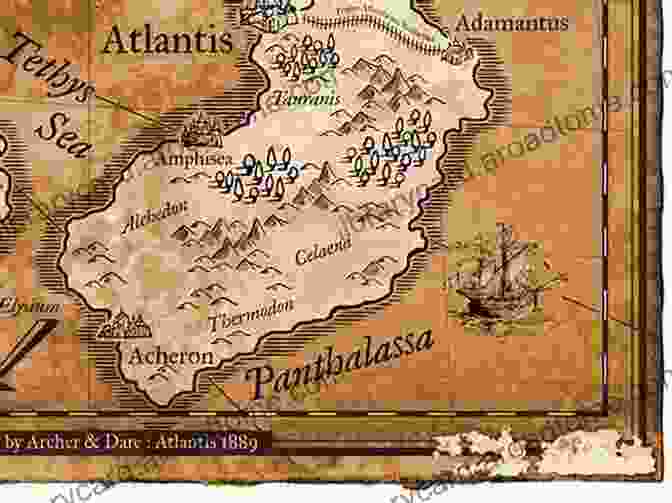 An Ancient Map Depicting The Lost Island Empire Of Atlantis Mission: Atlantis: Scientific Evidence Of Plato S Lost Island Empire