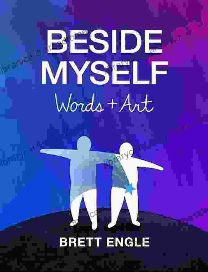 Beside Myself Book Cover By Brett Engle Depicting An Abstract Portrait Of A Fragmented Female Figure. Beside Myself Words + Art Brett Engle