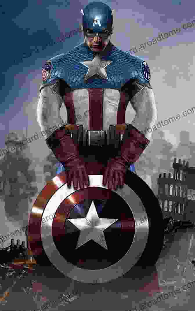 Captain America Holding His Shield And Standing Tall, Symbolizing Strength And Courage Avengerworld: The Avengers In Our Lives