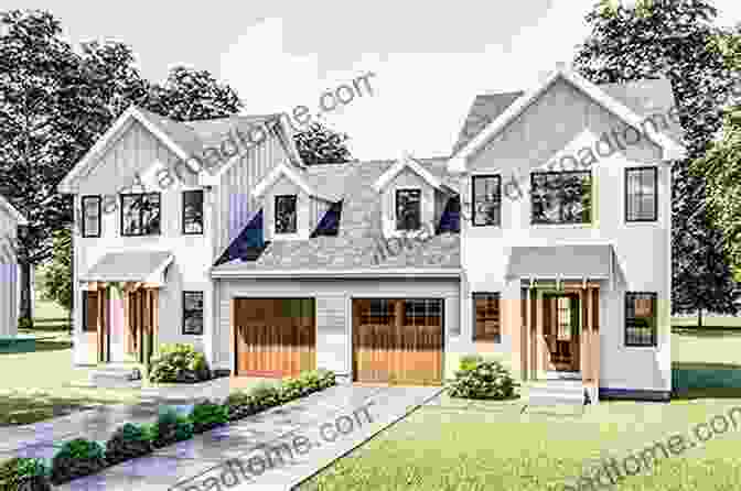 Cover Image Of The Book, 'Country Style Duplex Design 248du Farmhouse' Country Style Duplex Design 248DU Farmhouse : Full Architectural Concept Home Plans Includes Detailed Floor Plan And Elevation Plans (Duplex Designs Floor Plans 2482)