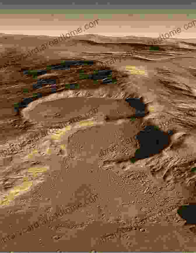 Detailed Illustration Of Martian Craters Showcasing Their Diverse Shapes And Sizes Illustrated Mars Is My Destination