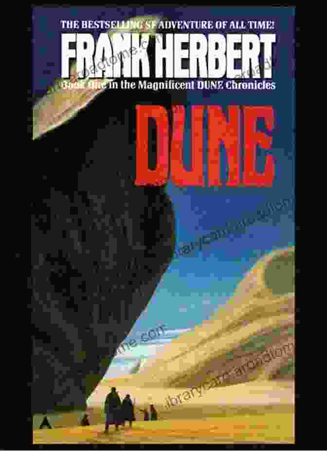 Dune Novel Cover With A Desert Landscape And A Young Man In A Stillsuit Focus On: 100 Most Popular American Science Fiction Novels: The Expanse (novel Series) Atlas Shrugged Divergent Trilogy Ready Player One The Maze Runner Wakes Neuromancer Divergent (novel) Etc