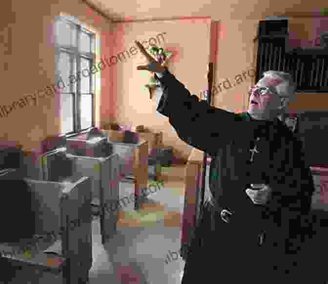 Father Michael, A Troubled Priest With A Haunted Past, Stands In A Shadowy Church, His Expression A Mix Of Determination And Fear Deliver Me From Evil: A Sadistic Foster Mother A Childhood Torn Apart