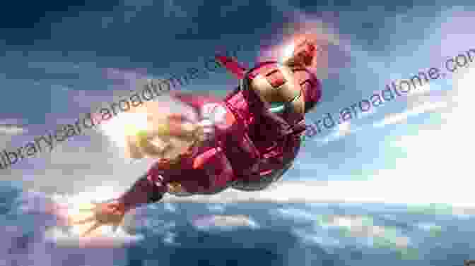 Iron Man Flying In His Red And Gold Armor With Glowing Eyes Avengerworld: The Avengers In Our Lives