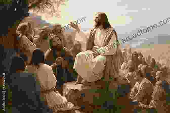 Jesus Delivering A Sermon To An Attentive Crowd Life And Times Of Jesus The Messiah