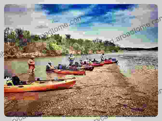 Kayakers Paddling Down The Brazos River Exploring The Brazos River: From Beginning To End (River Sponsored By The Meadows Center For Water And The Environment Texas State University)