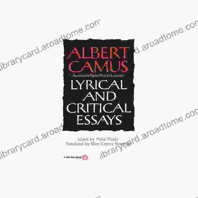 Lyrical And Critical Essays Vintage International Book Cover Lyrical And Critical Essays (Vintage International)