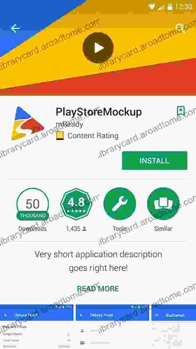 Mockup Of An App Listing On The Google Play Store How To Build Android Apps With Kotlin: A Hands On Guide To Developing Testing And Publishing Your First Apps With Android