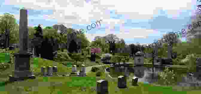 Panoramic View Of Green Wood Cemetery's Rolling Hills And Elaborate Monuments Green Wood Cemetery (Images Of America)