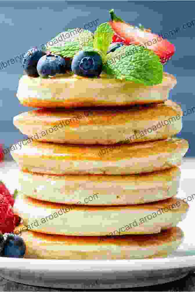 Stack Of Fluffy Keto Pancakes With Butter And Syrup Keto Bread Cookbook: Easy Recipes For Keto Breads Keto Bagels Keto Pancakes Keto Waffles Keto Pizza Pie Crusts Keto Crackers Breadsticks