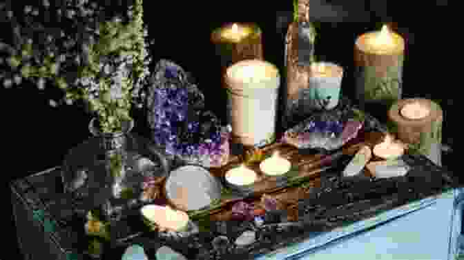 Wicca Altar With Candles And Crystals Pagan Paths: A Guide To Wicca Druidry Asatru Shamanism And Other Pagan Practices (Guide To Wicca Druidry Asatru Shamanism And Other Pagan P)